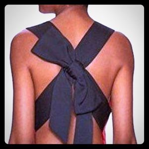 Kate Spade Red with Black Bow dress